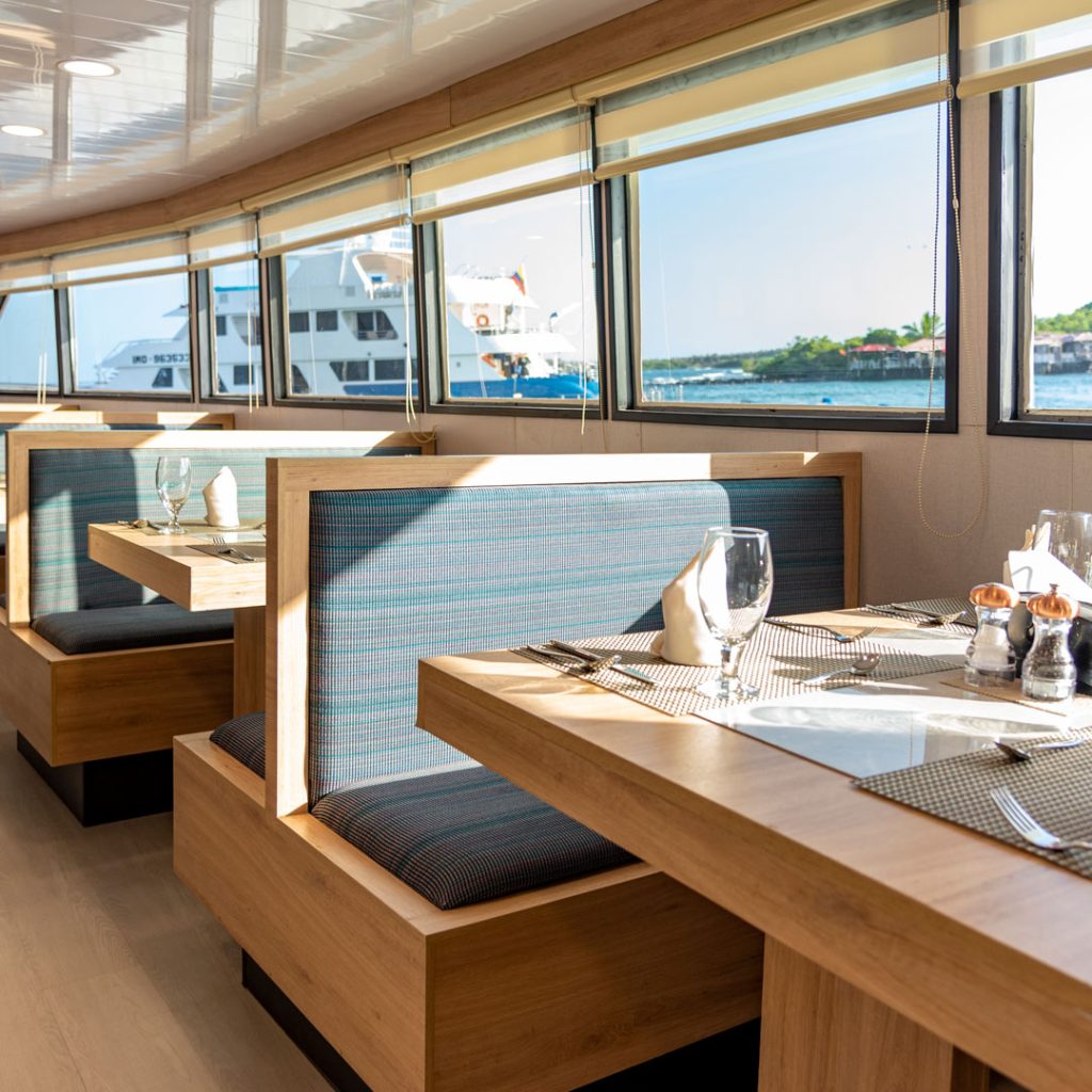 Dining Area Bonita Galapagos Cruise