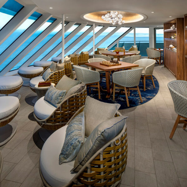 Lounge Celebrity Flora Galapagos Cruise
