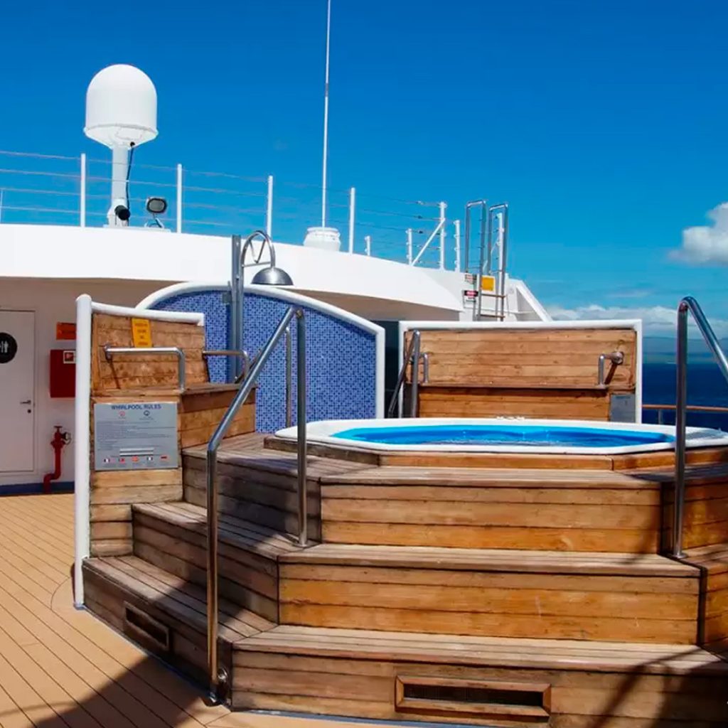 Sundeck Celebrity Xpedition Galapagos Cruise