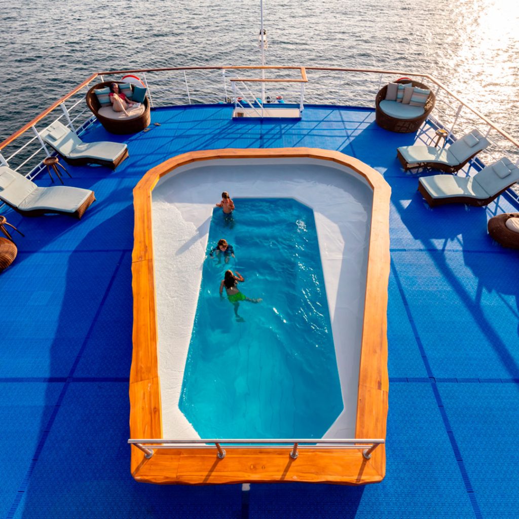 Swimming Pool Legend Galapagos Cruise