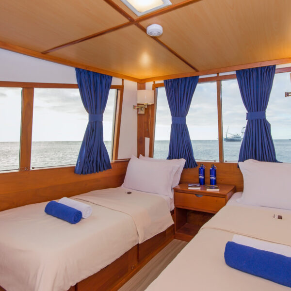 Twin Cabin Beluga Galapagos CruiseTwin Cabin Upper Deck Beluga Galapagos Cruise