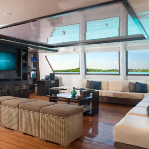 Lounge Cormorant Galapagos Cruise