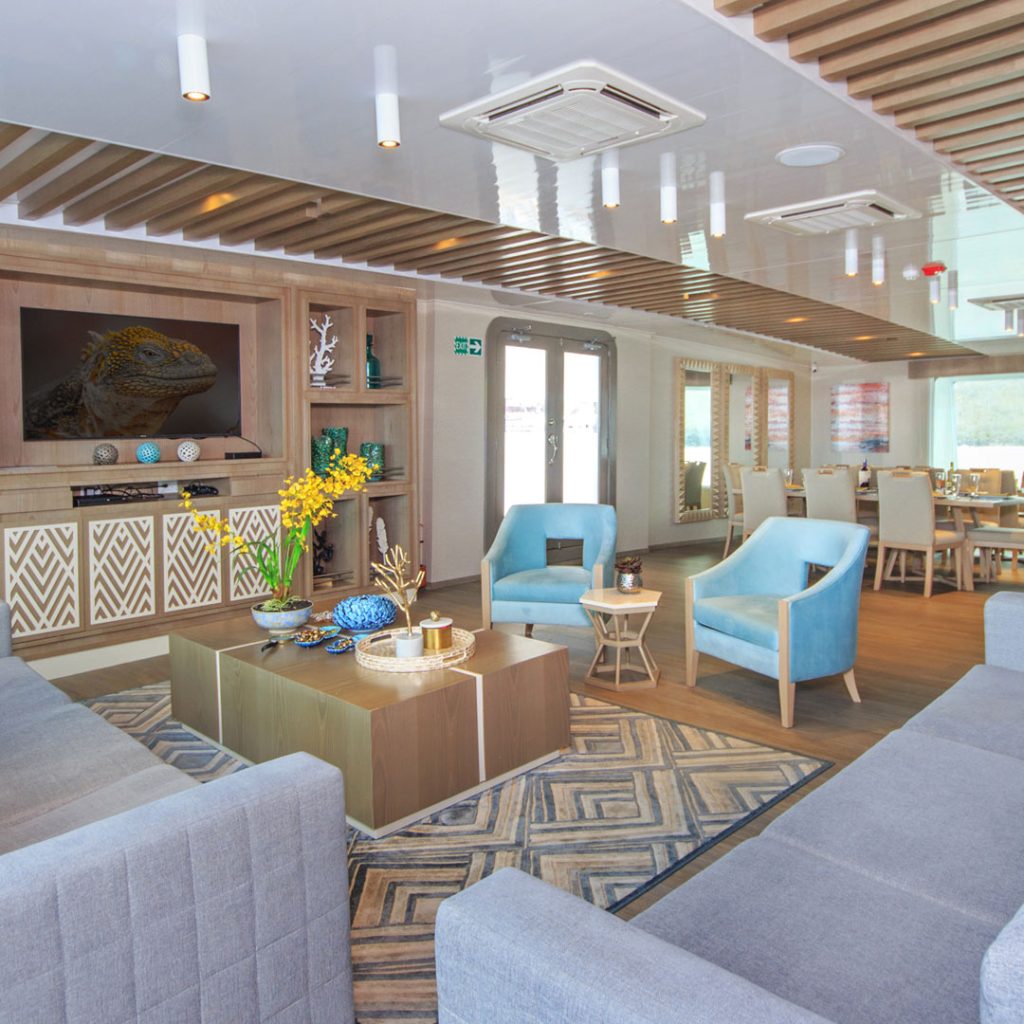 Lounge Endemic Galapagos Catamaran