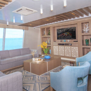 Guest Lounge Endemic Galapagos Catamaran